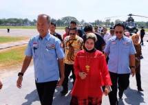 Mensos Agus Gumiwang dan Dirjen Harry HikmatFoto Humas Kemensos)