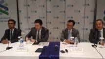 Outlook 2017 Standard Chartered Bank Global Reseacrh Briefing, di Hotel Shangri-La, Senin (23/1/2017).