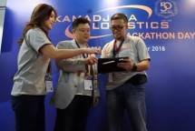CEO Kamdjaja Logistics Ivan Kamadjaja di sela pelaksanaan Kamadjaja Logistics Hackathon Day yang digelar selama dua hari, 10-11 November 2018 di Koridor Coworking Space Gedung Siola, Surabaya, Minggu (11/11/2018).