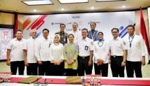 PT Pertamina (Persero) dan PT Jasa Marga tekan MoU melalui penandatanganan penyelenggaraan Stasiun Pengisian Bahan Bakar Umum (SPBU) Pertamina pada Tempat Istirahat dan Pelayanan Jalan Tol Jasa Marga, Senin (26/11/2018)