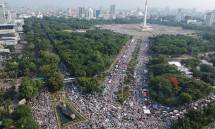 Jutaan aksi umat di reuni mujahid 212 di Monas