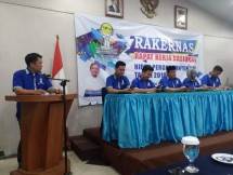 Rakernas HIPMI PT di Hotel Ritz Carlton, Jakarta, Minggu (09/12/2018). 