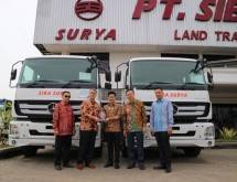 Serah Terima lebih dari 200 Unit Truk Mercedes-Benz Axor 4928 T Kepada PT Siba Surya