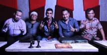 Papa T Bob (Tengah) bersama pencipta lagu Wahyu WHL, Ryan Kyoto, Rudy Loho dan Younky RM