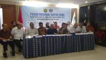 Suasana konferensi pers Posko Nasional sektor ESDM Hari Raya Natal 2018 dan tahun baru 2019.
