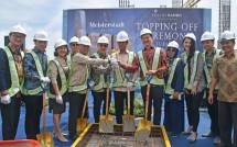 Proses topping off Apartemen Meisterstadt Batam 