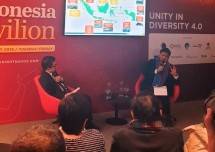 Menteri Perindustrian Airlangga Hartarto saat menjadi pembicara di World Economic Forum Annual Meeting di Davos, Swiss (Foto: Kemenperin) 