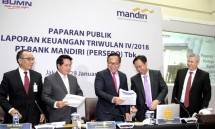 Dirut Bank Mandiri Kartika Wirjoatmodjo (Foto Rizki Meirino)