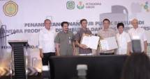 Distributor dan Kios Pupuk Jabar Teken Kontrak Penyaluran Pupuk Bersubsidi 2019