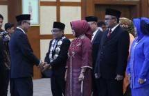 Lantik Lima Pimpinan PTN, Menristekdikti Tegaskan akan Lakukan Evaluasi Rutin