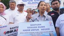 Menteri Rini: BUMN Gerak Cepat Bantu Korban Banjir di Madiun