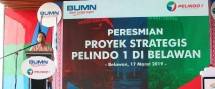 Menteri BUMN Rini Resmikan Sejumlah Proyek Strategis Pelindo I di Belawan