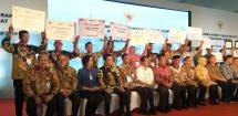 Sekretaris Kementerian Koperasi dan UKM Meliadi Sembiring dalam acara Penyaluran Kredit Usaha Rakyat (KUR) Perikanan Rakyat di Kabupaten Demak, Jawa Tengah, Minggu (24/3/2019)