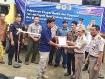 Ekspor beras dan polywood ke Papuanugini