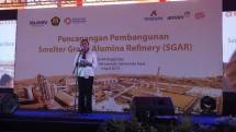 Menteri BUMN Resmikan Pencanangan Proyek Hilirisasi Bauksit Jadi Alumina di Mempawah