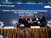 PT United Tractors Tbk (Perseroan) bagikan dividen tunai Rp 4,5 triliun tahun buku 2018
