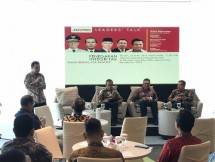 Kedua dari kiri: Alexander marwata - Wakil Ketua KPK, Muhammad Sigit - Deputi Bid Pencegahan dan paling kanan: S. Alexander Sianturi dari Treasure ACFE