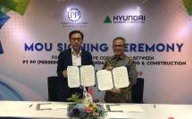 PTPP-Hyundai Sepakat Tingkatkan Kerja Sama Sektor Konstruksi(Foto Rino)