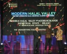 PIA 2019, ModernCikande Raih Penghargaan The Trendsetting Halal Industrial Estate