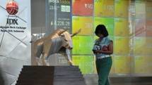 Bursa Efek Indonesia. (Bay Ismoyo/AFP)
