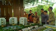 PT Ciputra Residence melakukan prosesi Topping Off atau tutup pembangunan apartemen Tower A dan B CitraLake Suites
