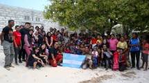 Kredivo bersama Happy Hearts Indonesia membangun kontruksi sekolah PAUD di NTT.(Ist)