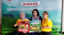 McDonald's meluncurkan menu baru menyambut perayaan HUT RI ke-74.(Andi Mardana)