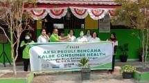Serah terima pemberian bantuan multivitamin anak di Palangkaraya. (Ist)