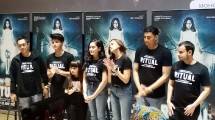 Konferensi pers premier film Ritual di Jakarta, Selasa (20/8).(Andi Mardana)