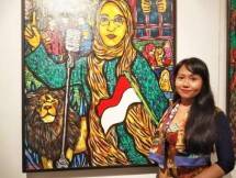 Pelukis Seruni Bodjawati (Foto Dok Industry.co.id) 