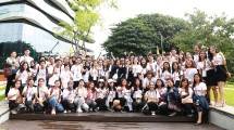 Mahasiswa Indonesia Berbagi Konsep Pengolahan Limbah Tekstil di Ajang SCG ASEAN Camp di Bangkok, Jumat (23/8).(Ist)