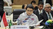 Menteri Luar Negeri, Retno Marsudi (MOHD RASFAN/Stringer/Getty Images)
