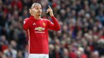 Penyerang Manchester United Zlatan Ibrahimovic. (Martin Rickett - PA Images)