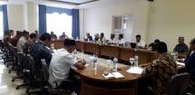 Audensi Badan Otorita Pariwisata Labuan Bajo Flores (BOPLBF) dengan DPRD Kabupaten Manggarai Barat di Ruang Rapat Kantor DPRD Kabupaten Manggarai Barat-Flores, NTT, Kamis (3/10).