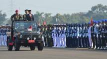 TNI Tampilkan Pesawat Tanpa Awak di HUT ke-74 TNI