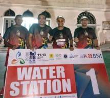 Saleh Husin Menyelesaikan Nomor Estafet 11,1 Km BNI ITB Ultra Marathon 2019