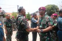 Komandan Batalyon Marinir Pertahanan Pangkalan (Danyonmarhanlan) III Jakarta Letkol Marinir Achmad Hadi Al Hasny, S.AP.,M.M.,M.Tr.Hanla 