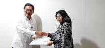 Farida Mokodompit yang semula sebagai Direktur Operasional sekaligus Plt Direkur Utama menjadi definitif Direktur Utama Perum Perindo