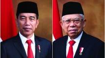Presiden Jokowi dan Wapres M Amin, Foto Setkab)