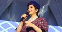Penampilan Nagita Slavina dalam Konser Pamit , Senin (21/10) malam di De Pallas SCBD, Jakarta
