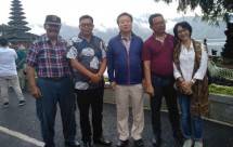 Delegasi Wartawan Korea Kunjungi Danau Beratan Bali