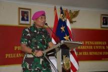 Paparan Asrena DanKomar pada Rapat Staf dan Komando Korps Marinir 