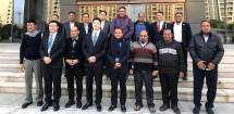 Kepala BKPM Bahlil Lahadalia berfoto bersama dengan Manajemen Huafon Group di Wenzhou, China. 