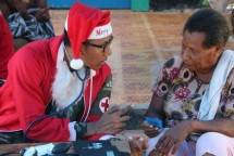 Tim Kesehatan Yonif 411 Kostrad Gelar Pengobatan Keliling Gratis di Perbatasan RI-PNG