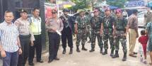 Prajurit Yonmarhanlan XIII Patroli Cipta Kondisi di Tarakan