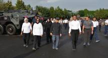 Wapres KH Ma'ruf Amin dan Dankomar Olahraga di Bhumi Marinir Cilandak