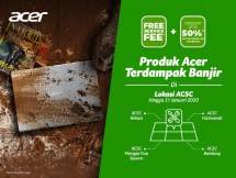 Acer peduli banjir 