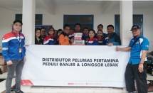 Bersama Distributor, Pertamina Lubricants Salurkan Bantuan Korban Banjir Lebak
