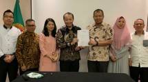 Penandatanganan perjanjian kerjasama teknologi digitalisasi bisnis pengendalian hama antara ASPPHAMI dan DATUM