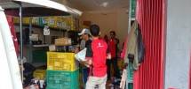 Aktivitas di Gerai SiCepat Ekpsres, Cabang Cilangkap Jakarta Timur, pada Rabu 29 Januari 2020. (Foto: kormen). 